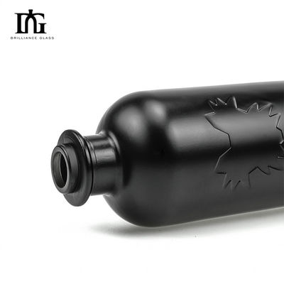 Logo du client acceptable Bouteille d'alcool en verre haut pour la vodka Gin Tequila Brandy