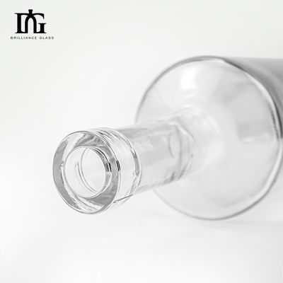700 ml bouteille en verre clair pour alcool Whisky Tequila Xo Spirits Vodka Gin Rum Brandy