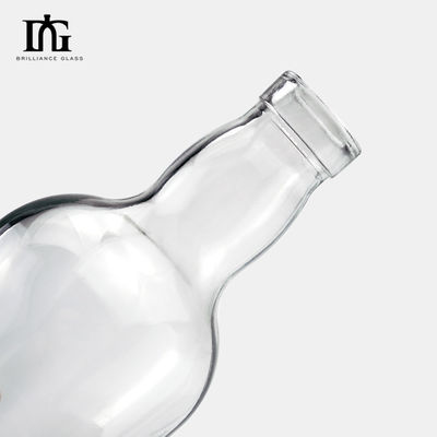 Bouteille de verre vide pour alcool vodka gin 330 ml 500 ml 700 ml 750 ml