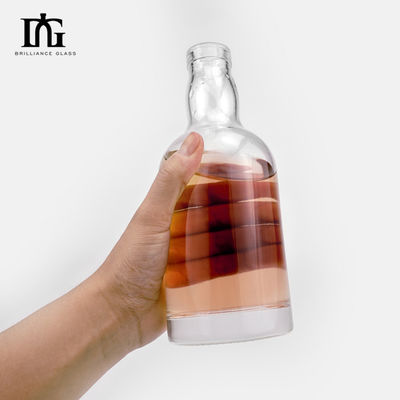 Bouteille de verre vide pour alcool vodka gin 330 ml 500 ml 700 ml 750 ml