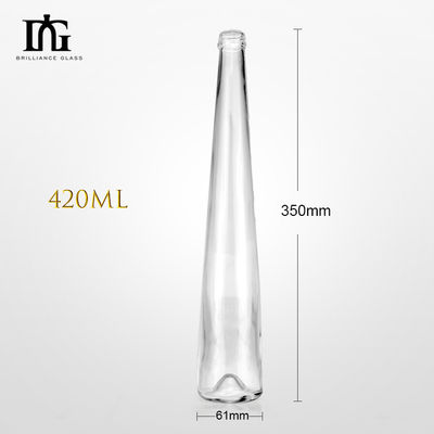 Bouteille personnalisée 375ml 500ml 700ml 750ml Matériau du corps du flacon Verre pour boissons Liqueur de luxe
